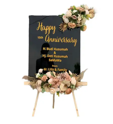 Papan Bunga Akrilik Plelen